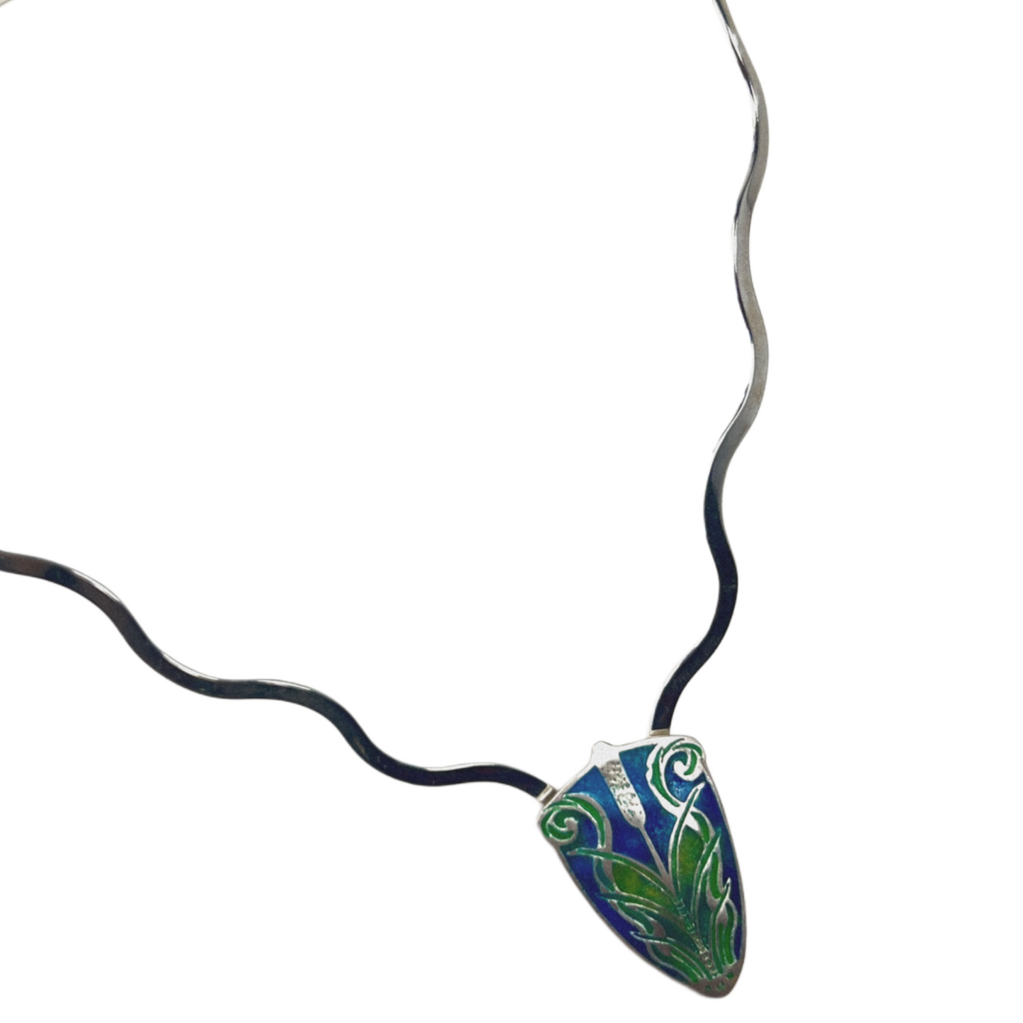 Cattails in the Rush Necklace