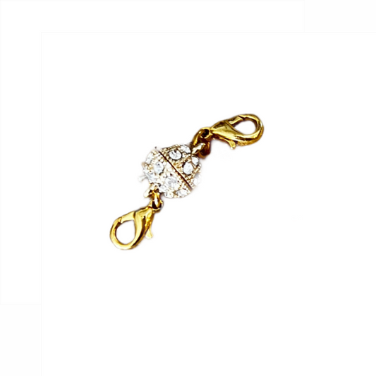 Versatile Gold Magnetic Extenders with Lobster Claw Clasps