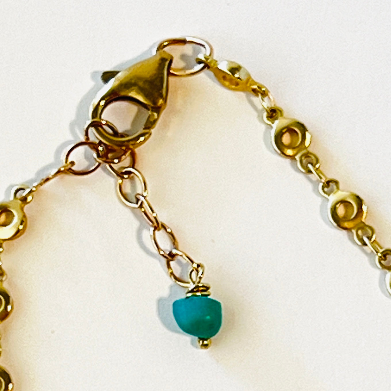 Turquoise and Gold Choker