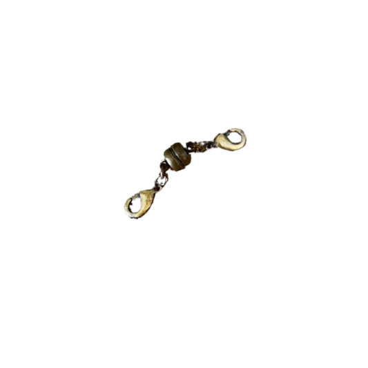 Sleek Bronze Extender with Lobster Claw Clasps for Long Chain Necklaces