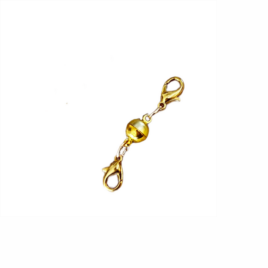 Sleek Gold Extender with Lobster Claw Clasps for Long Chain Necklaces