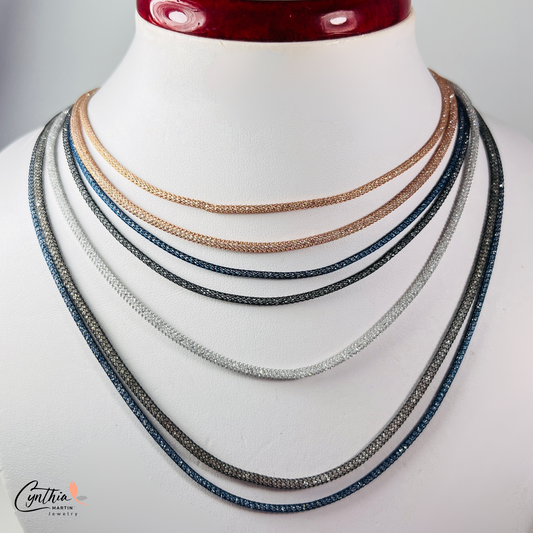 Crystal Mesh Necklace